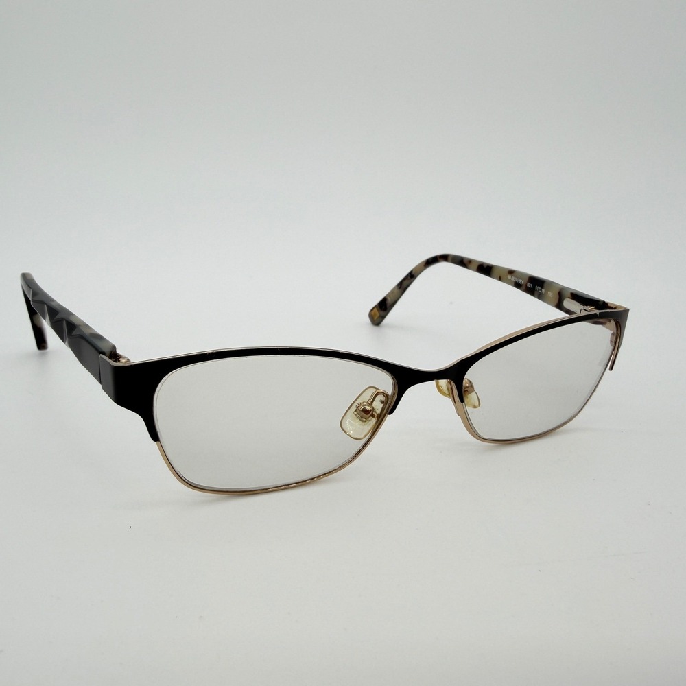Marchon NYC M-Surrey 001 Eyeglass Frames 51-16-135 Tortoise Gold Rectangular